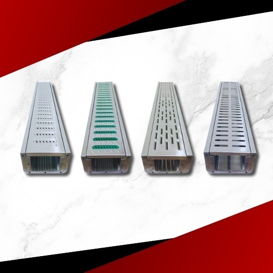 รางระบายน้ำพื้นตัวยูสแตนเลส